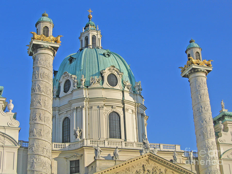 Karlskirche - Vienna Photograph by Ann Horn