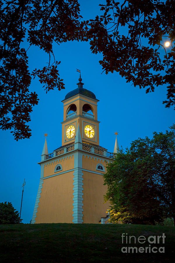Karlskrona Clocktower Photograph by Inge Johnsson