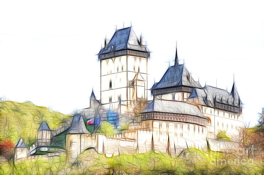 Gothic Castle Drawings