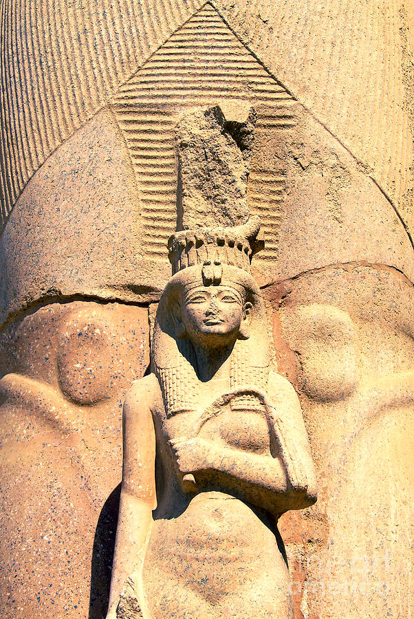 Karnak Temple Statue 02 Photograph by Antony McAulay