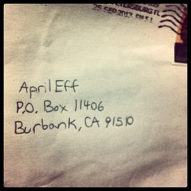 Penpal Photograph - Kassie I Got Your Letter! Cant Wait by April Ferocious