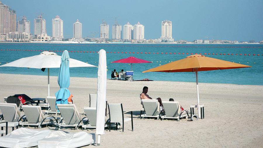 Katara Beach Photograph by Bob Edwards - Fine Art America