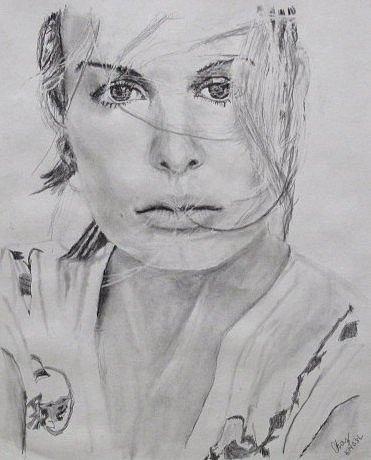 Kate Bosworth Drawing by Chaz Morgan - Fine Art America