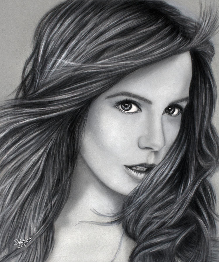 Kate Drawing by Rebelwolf - Fine Art America