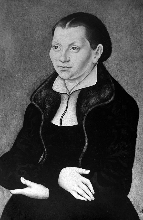 Katharina Von Bora Luther (1499-1552) Painting by Granger