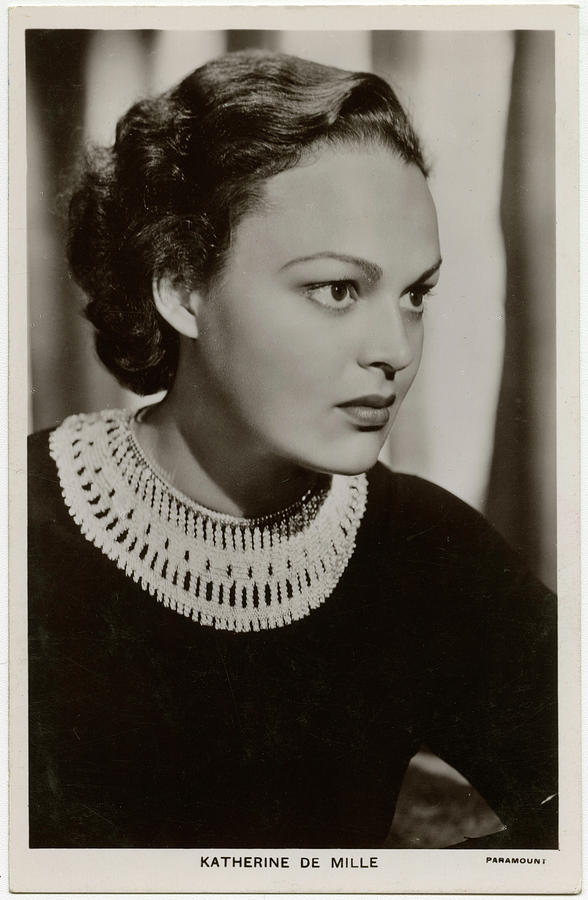 Katherine De Mille (1911 - 1995) Photograph by Mary Evans Picture ...