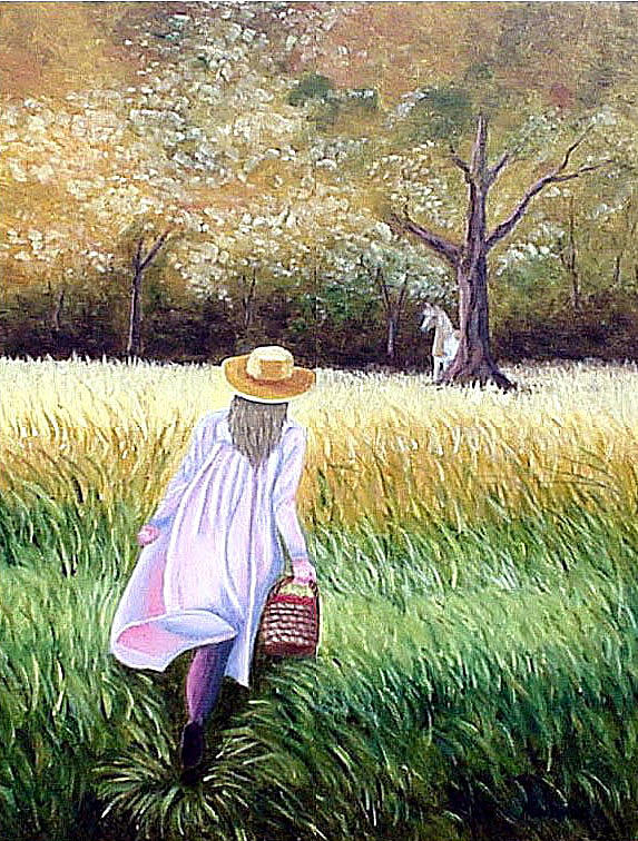Nature Painting - Kathy by Fran Brooks