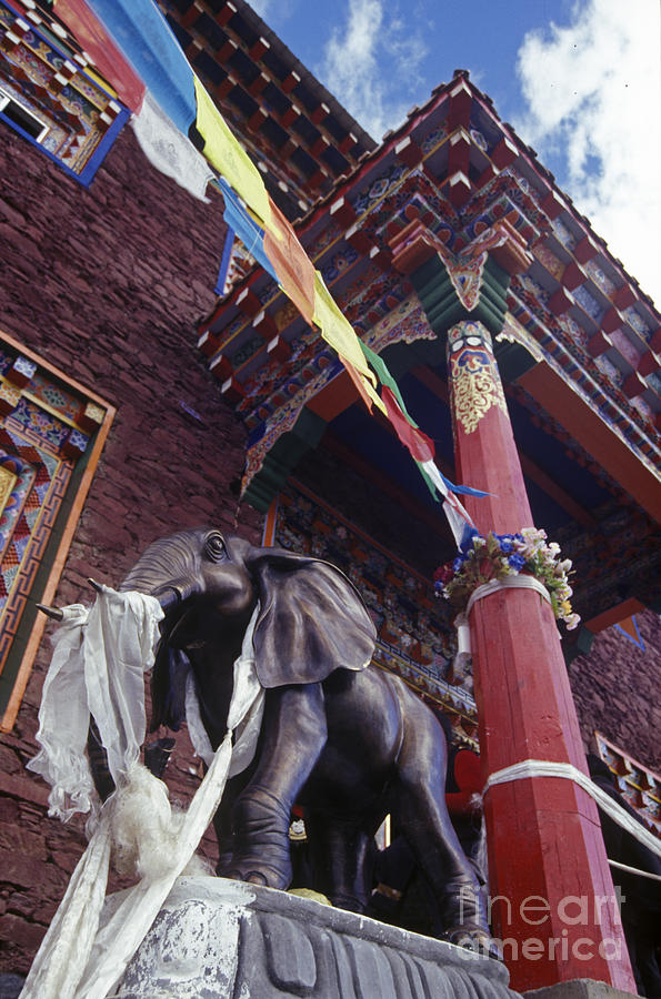 Katok Dorjeden Monastery - Tibet Photograph by Craig Lovell