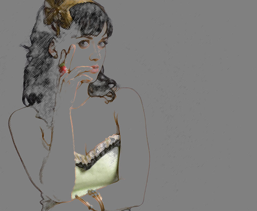 Katy Perry Digital Art by Marvin Blaine