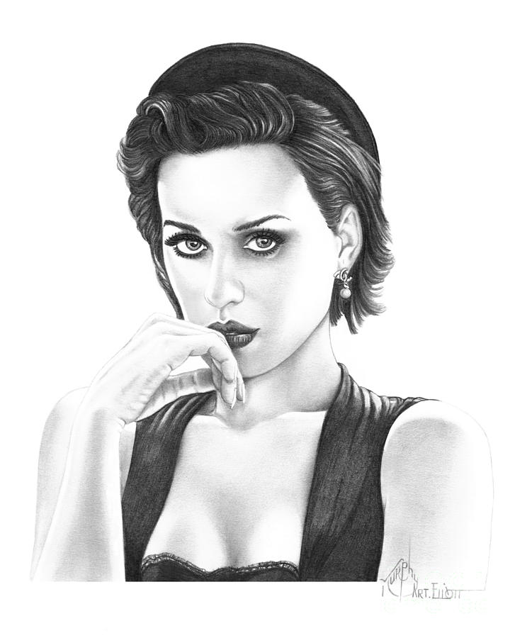 Katy Perry Drawing By Murphy Elliott
