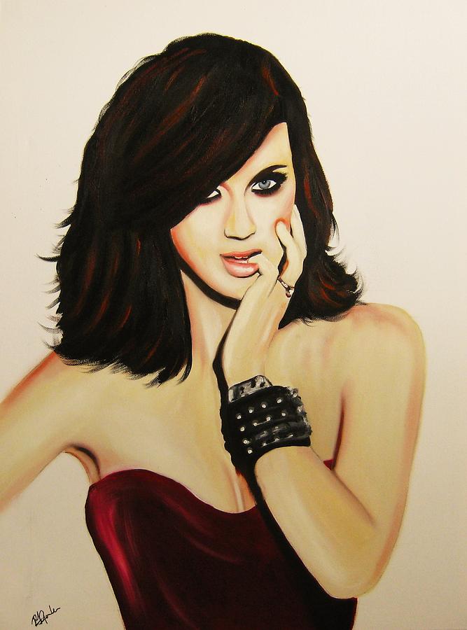 Music Painting - Katy Perry by Richard Garnham