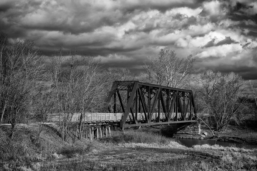 Katy Trail RR Bridge Over Auxvasse Creek DSC09234  Photograph by Greg Kluempers