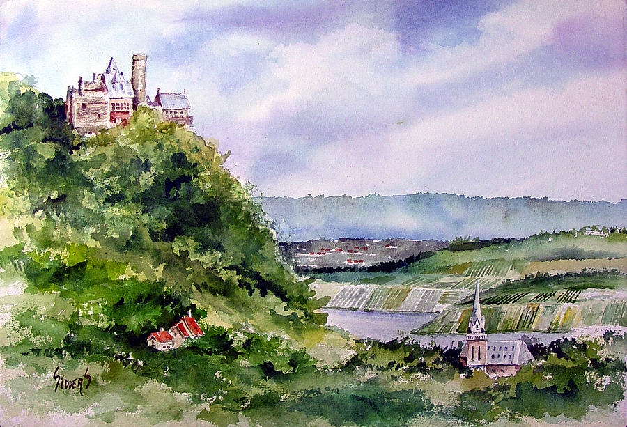 Katz Castle Painting by Sam Sidders