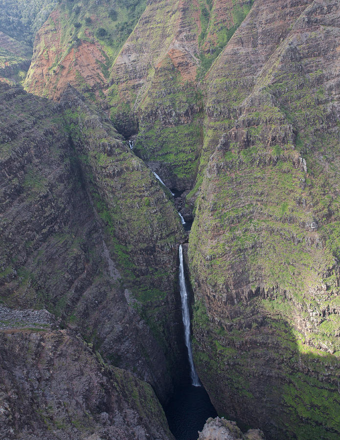 Kauai Canyon and Falls Photograph by Steven Lapkin