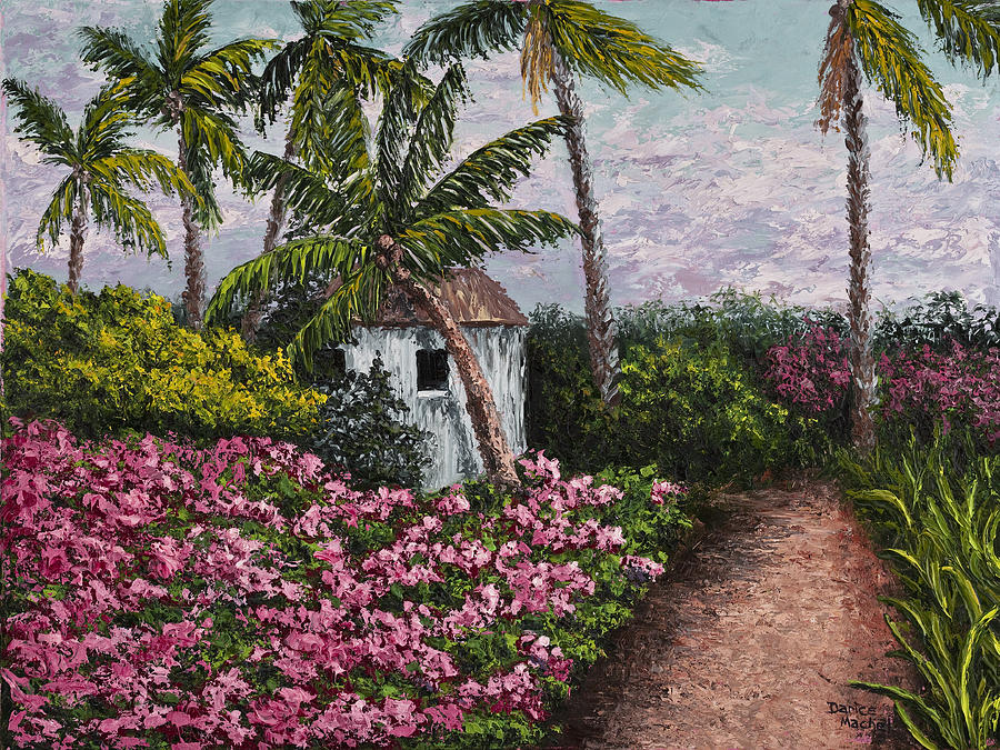 Kauai Flower Garden Painting by Darice Machel McGuire