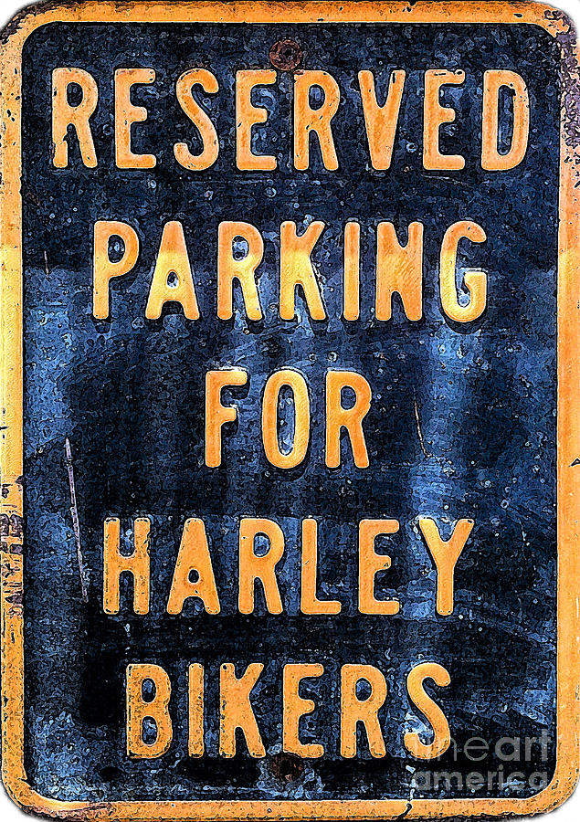 Chopper Photograph - Kauai Harley Davidson Sign by Joseph J Stevens