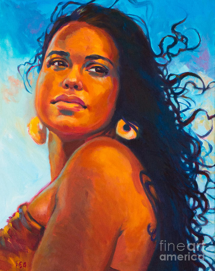 Kauai Rising Painting by Isa Maria