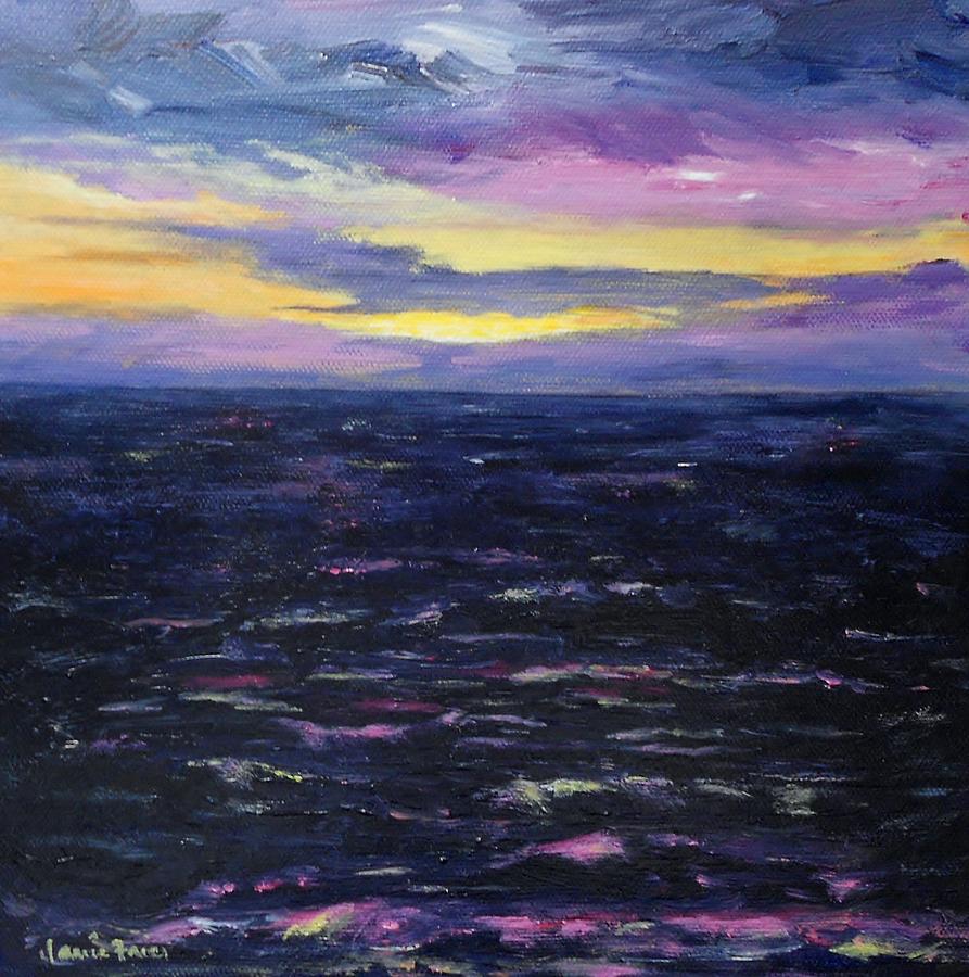Kauai Sunset Painting by Jamie Frier