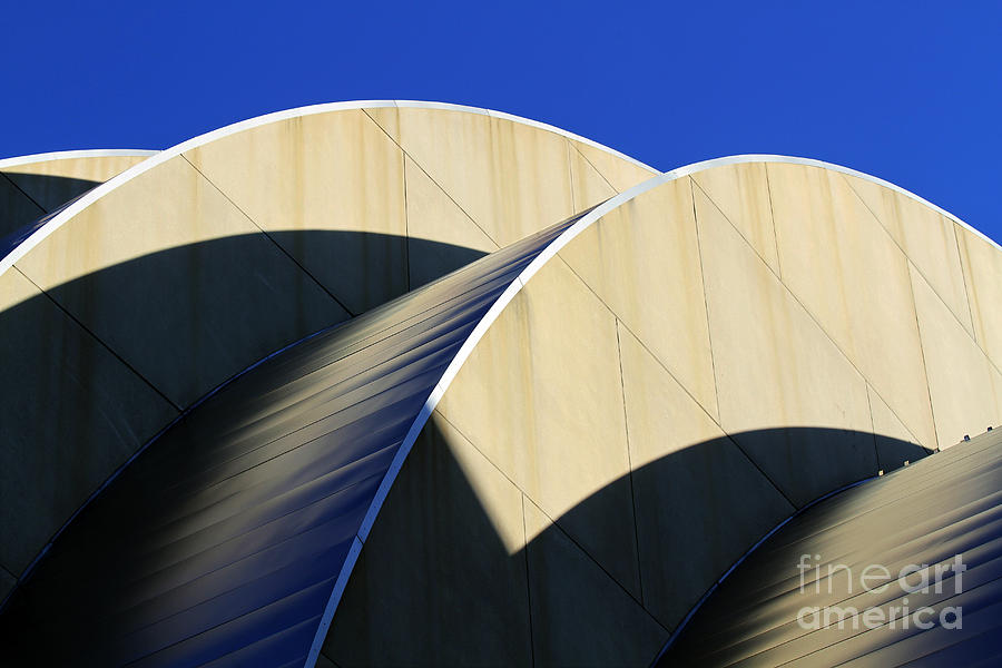 Kauffman Center Curves and Shadows Photograph by Catherine Sherman