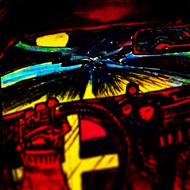 Car Photograph - #kavinsky #drawing #sharpie #colors by Chase Alexander