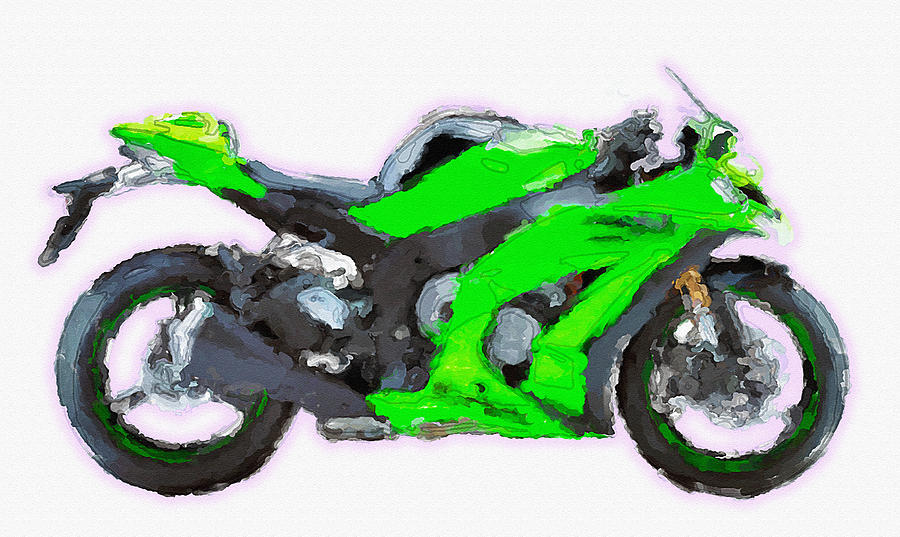 Kawasaki Ninja ZX10R awesome by Aston Pershing