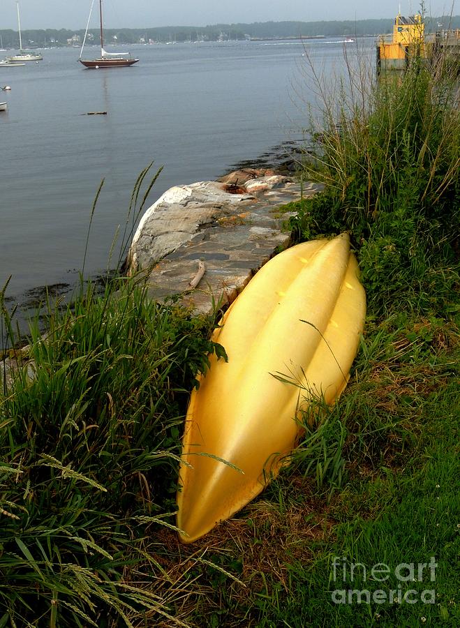 Kayak At Rest Photograph by Marcia Lee Jones