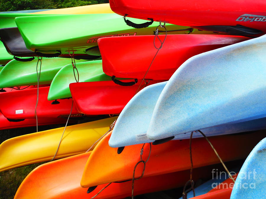 Kayak Color Festival Photograph by Paddy Shaffer