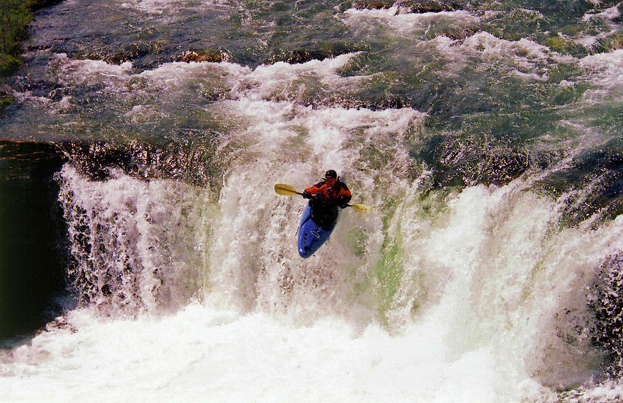 Kayak Leap II Photograph by Al Bourassa