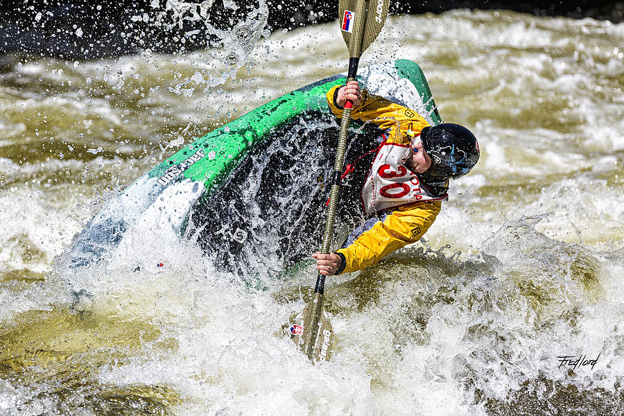 Kayak Winner Photograph by Fred J Lord