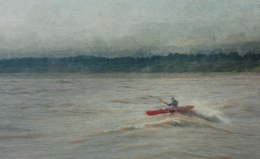 Kayaking In Port Dover Digital Art