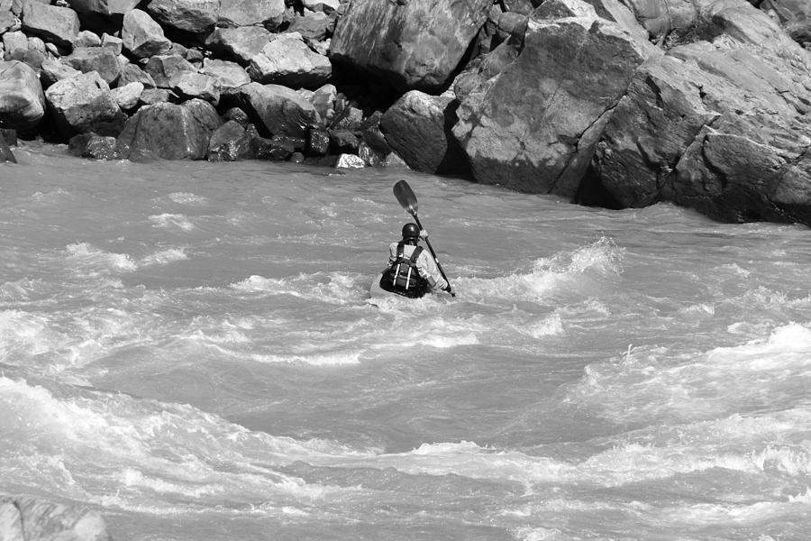 Kayaking in the Ganges river in India Photograph by Ashish Agarwal
