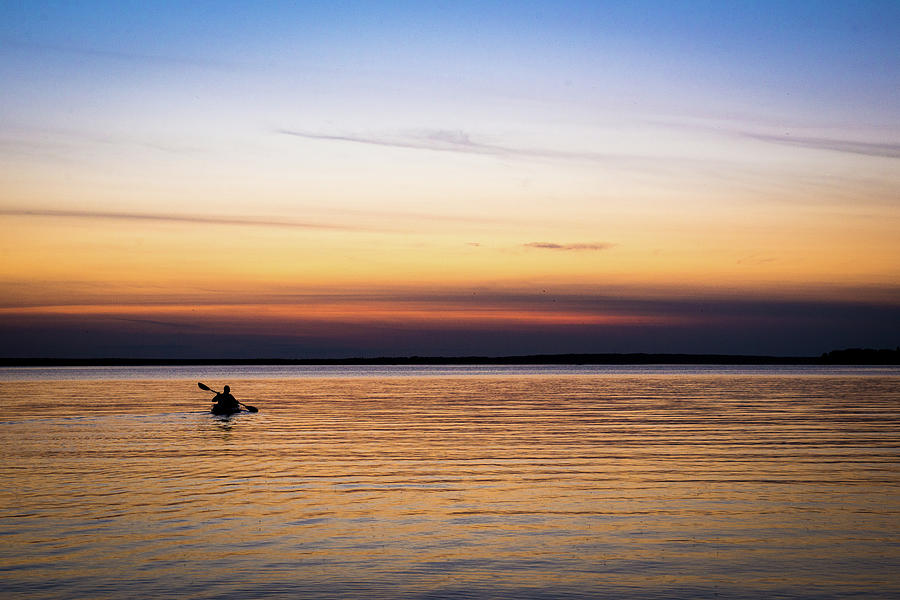 Kayaking Into The Sunset Photograph by Danielle Donders