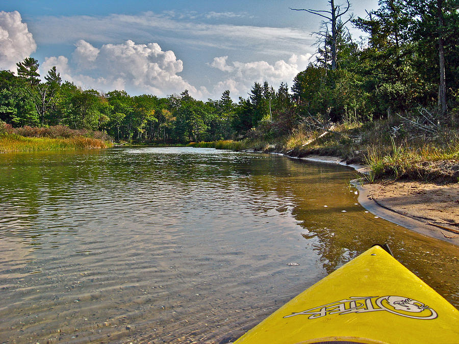 Kayaking On The Platte River In Sleeping Bear Dunes National Lakeshore 