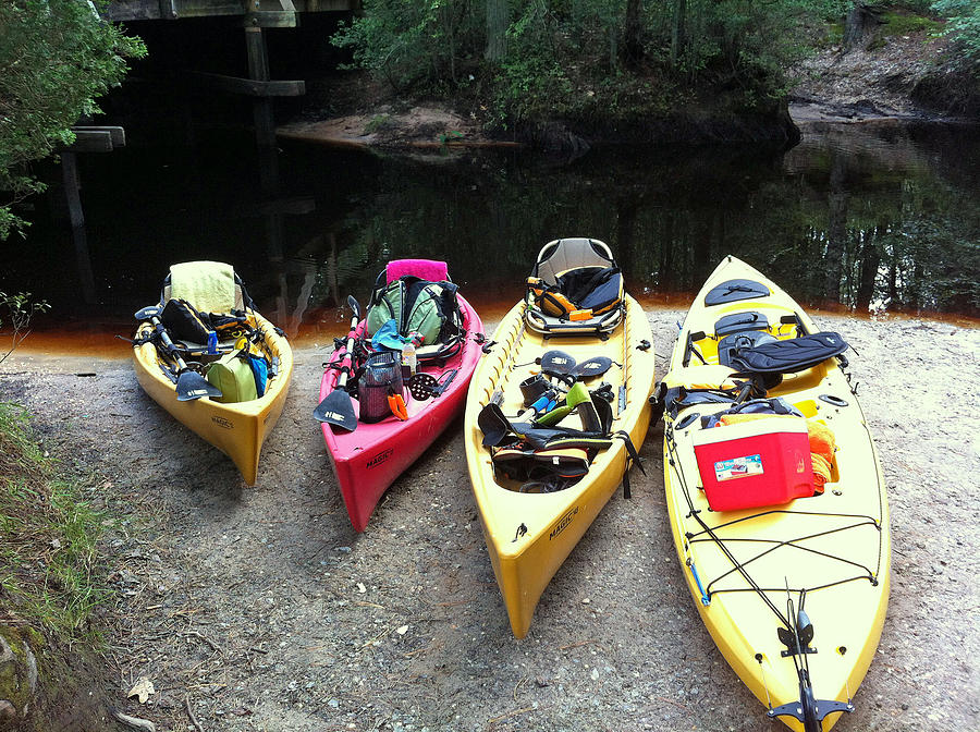 Kayaks Bass River NJ Photograph by Susan Jensen
