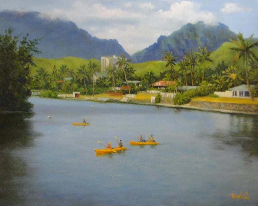 Kayaks In Paradise by Carol Reynolds Kayaks In Paradise by Carol Reynolds