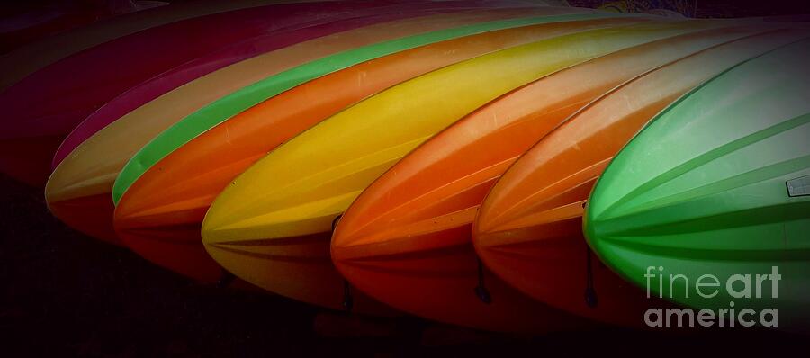 Kayaks Photograph by Patricia Strand