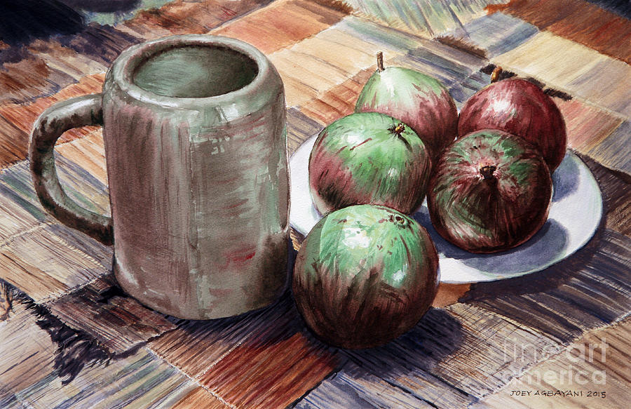 Kaymito - Star Apples Painting by Joey Agbayani