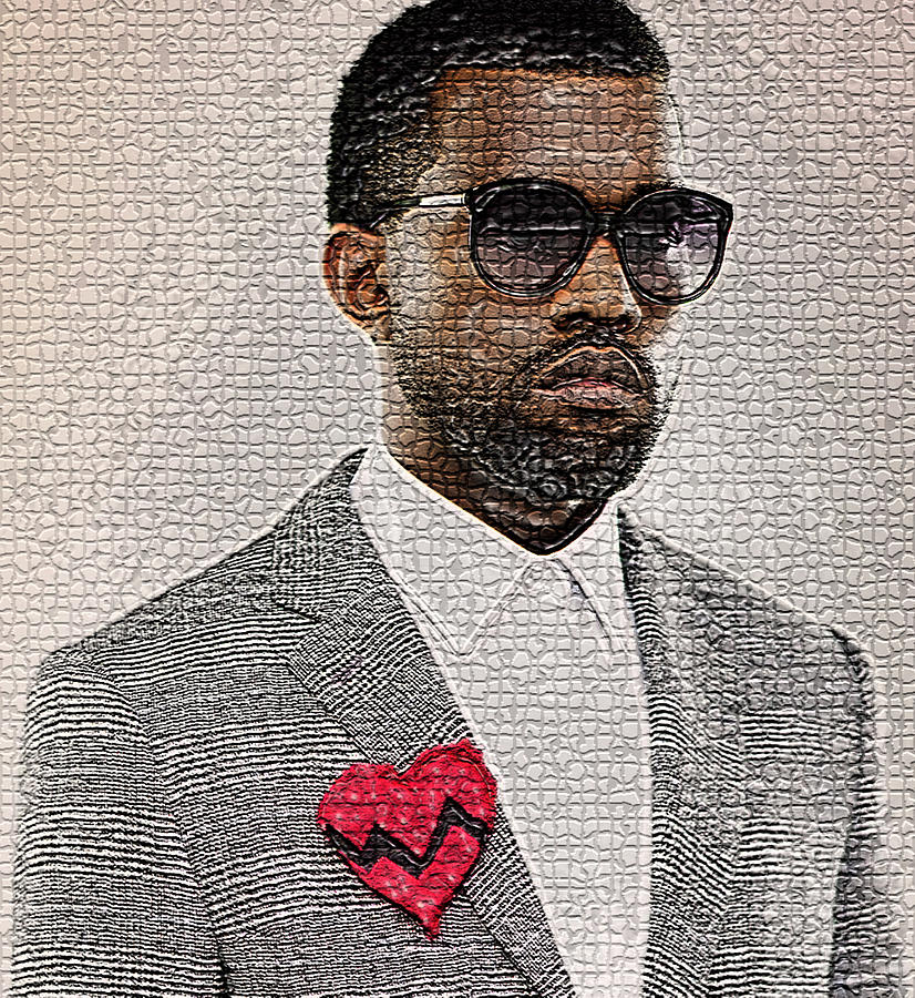 Kanye West #7 Digital Art by Marvin Blaine