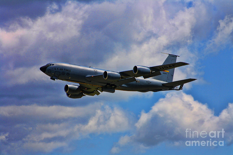 Kc135 Fly By Photograph by Tommy Anderson