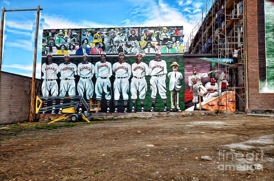 Baseball Photograph - KC Monarchs - Baseball by Liane Wright