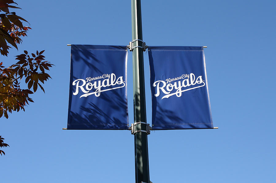 KC Royals Flags Photograph by Ellen Tully