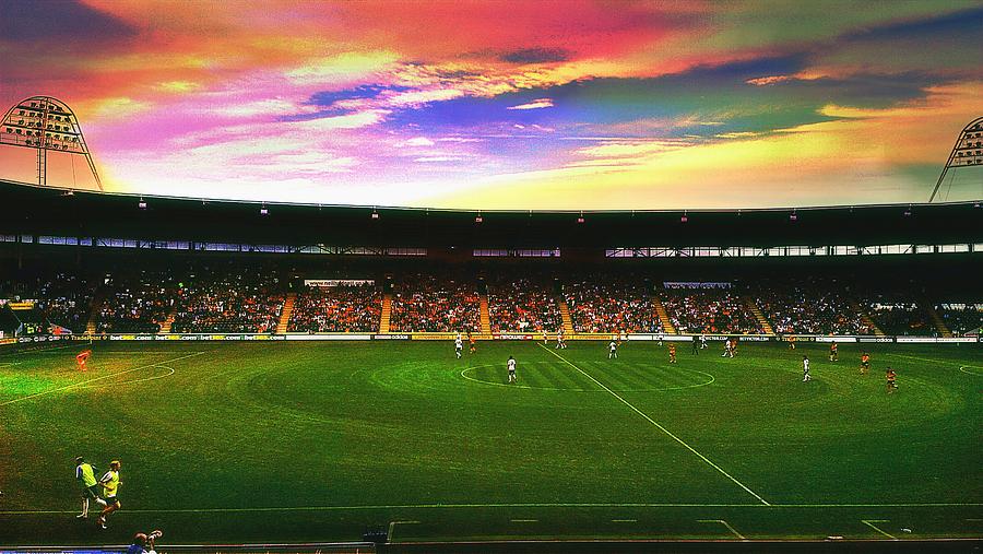 Abstract Photograph - KC Stadium in Kingston Upon Hull England by Chris Drake