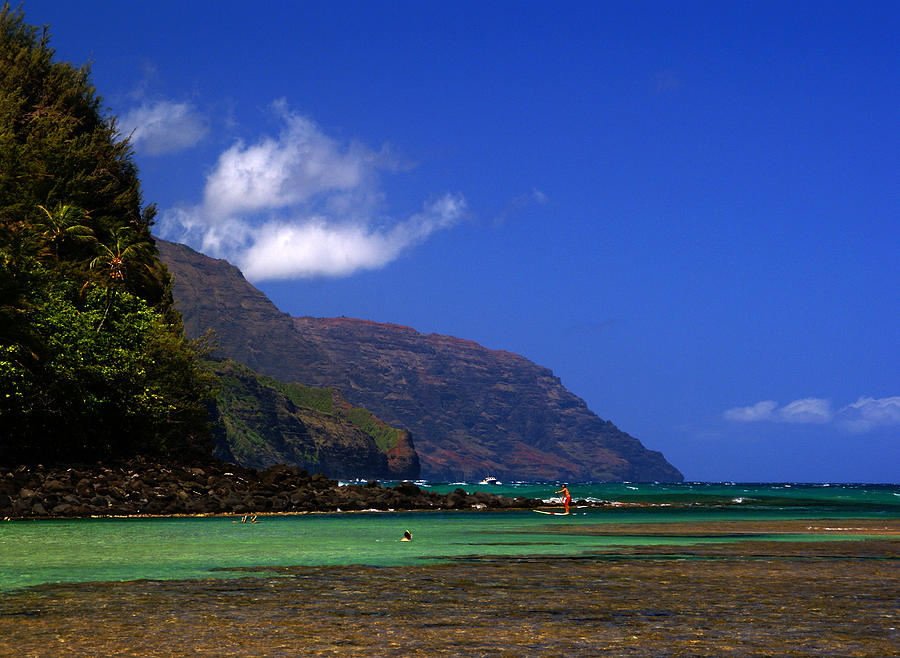 Ke E Beach Kauai Summer Photograph by Robert Lozen