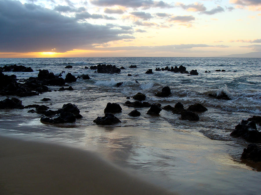 Keawakapu Kahaulani Maui Sunset Photograph by Karon Melillo DeVega