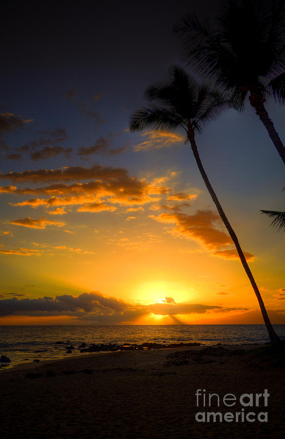 Keawakapu Sunset Photograph by Kelly Wade