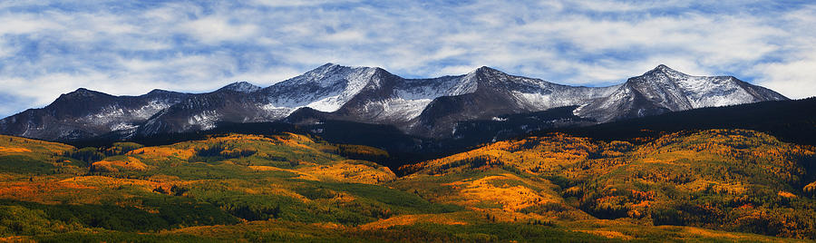 Nature Photograph - Kebler Pass Fall Colors by Darren White