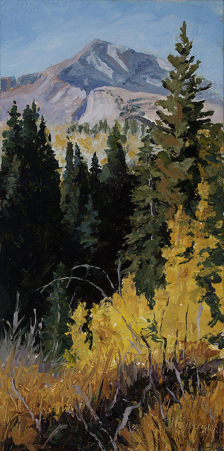 Kebler Pass Painting by Mary Giacomini