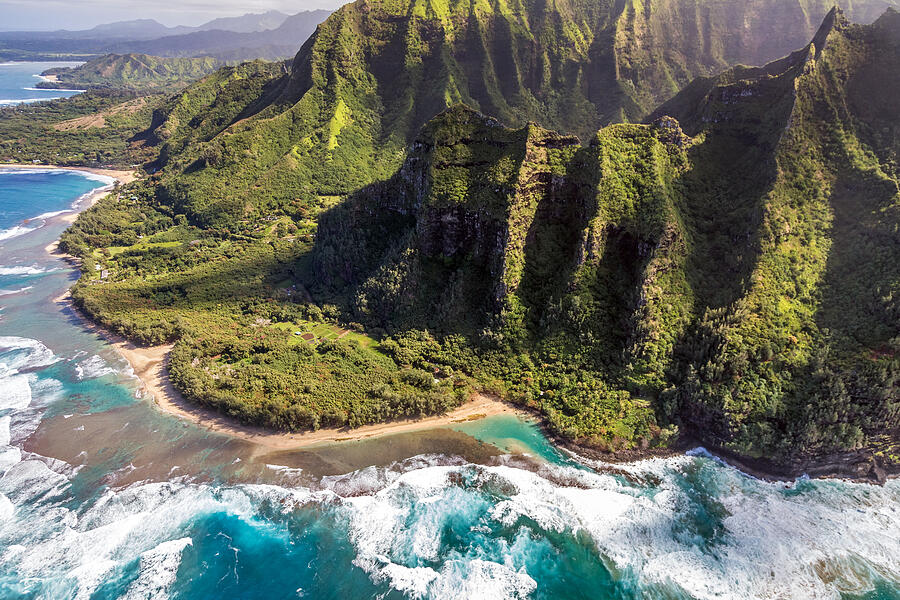 Kee Beach Aerial View Photograph by Pierre Leclerc Photography