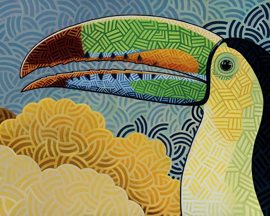 Toucan Painting - Keel-billed Toucan by Nathan Miller