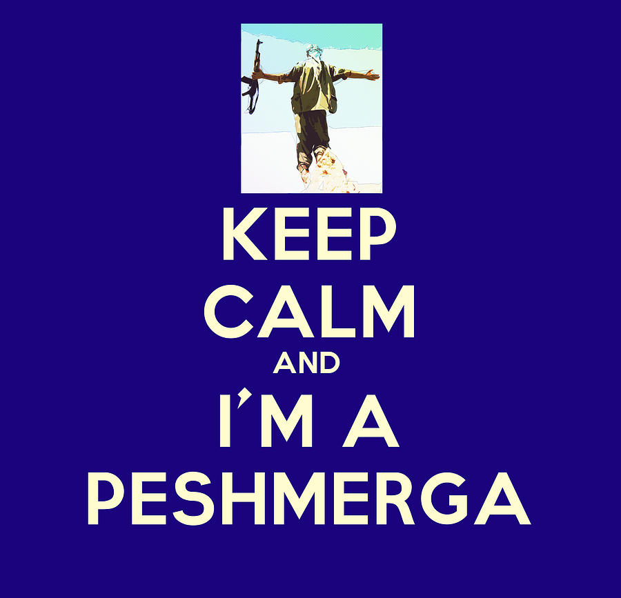 Turkey Painting - Keep Calm And I m A Peshmerga by Celestial Images